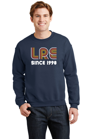 Lang Ranch Elm STAFF Spirit Wear 2023-24-Unisex Crewneck Sweatshirt LRE Since 1998 Logo