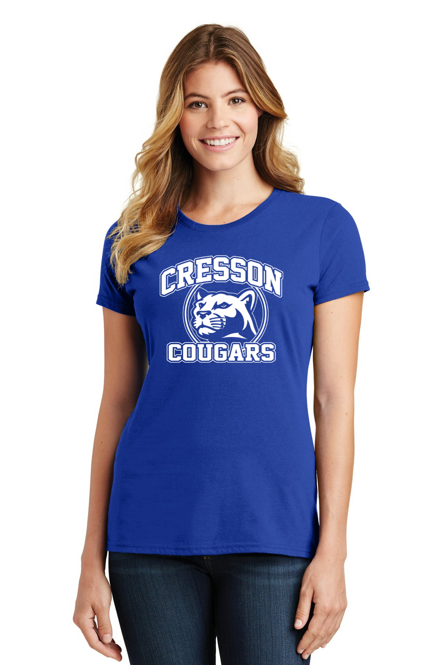Cresson Elementary Spirit Wear 2023-24 On-Demand-Port and Co Ladies Favorite Shirt