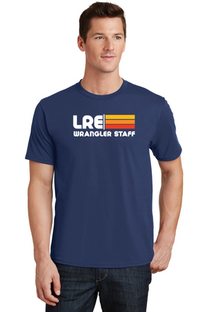 Lang Ranch Elm STAFF Spirit Wear 2023-24-Premium Soft Unisex T-Shirt Stripe Logo