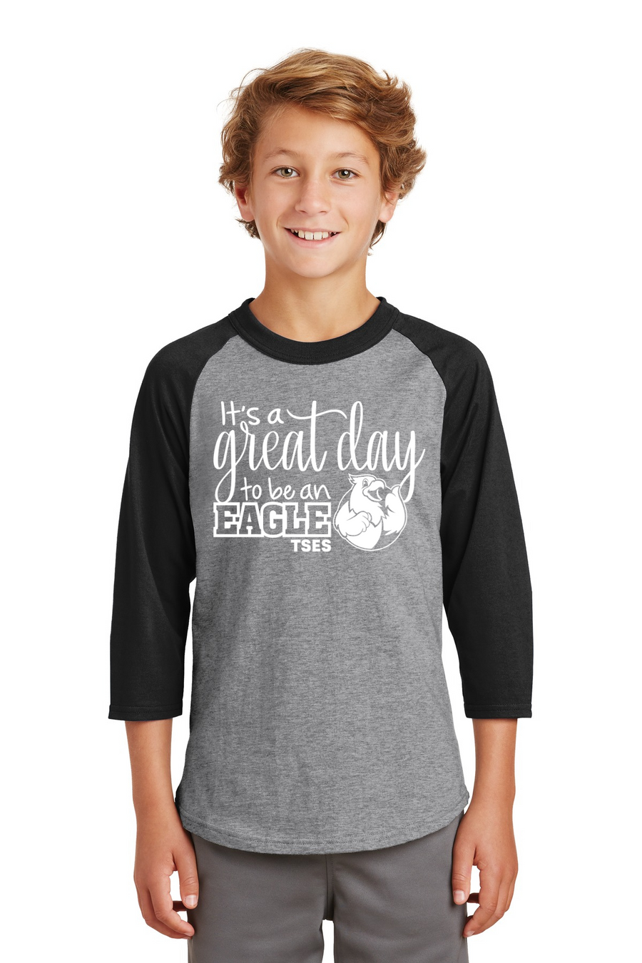 Talbot Springs Elementary Spirit Wear 2023-24-Unisex Baseball Tee