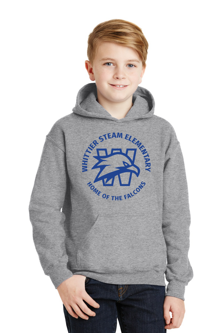 Whittier Steam Elementary Spirit Wear 2023-24-Unisex Sport Grey Hoodie