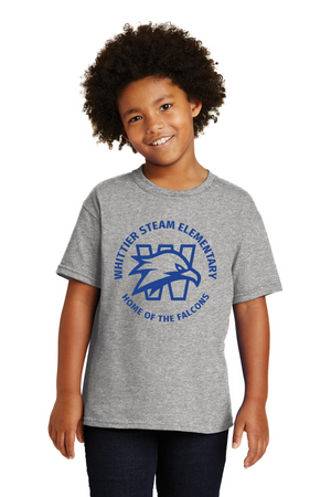 Whittier Steam Elementary Spirit Wear 2023-24-Unisex Sport Grey T-Shirt