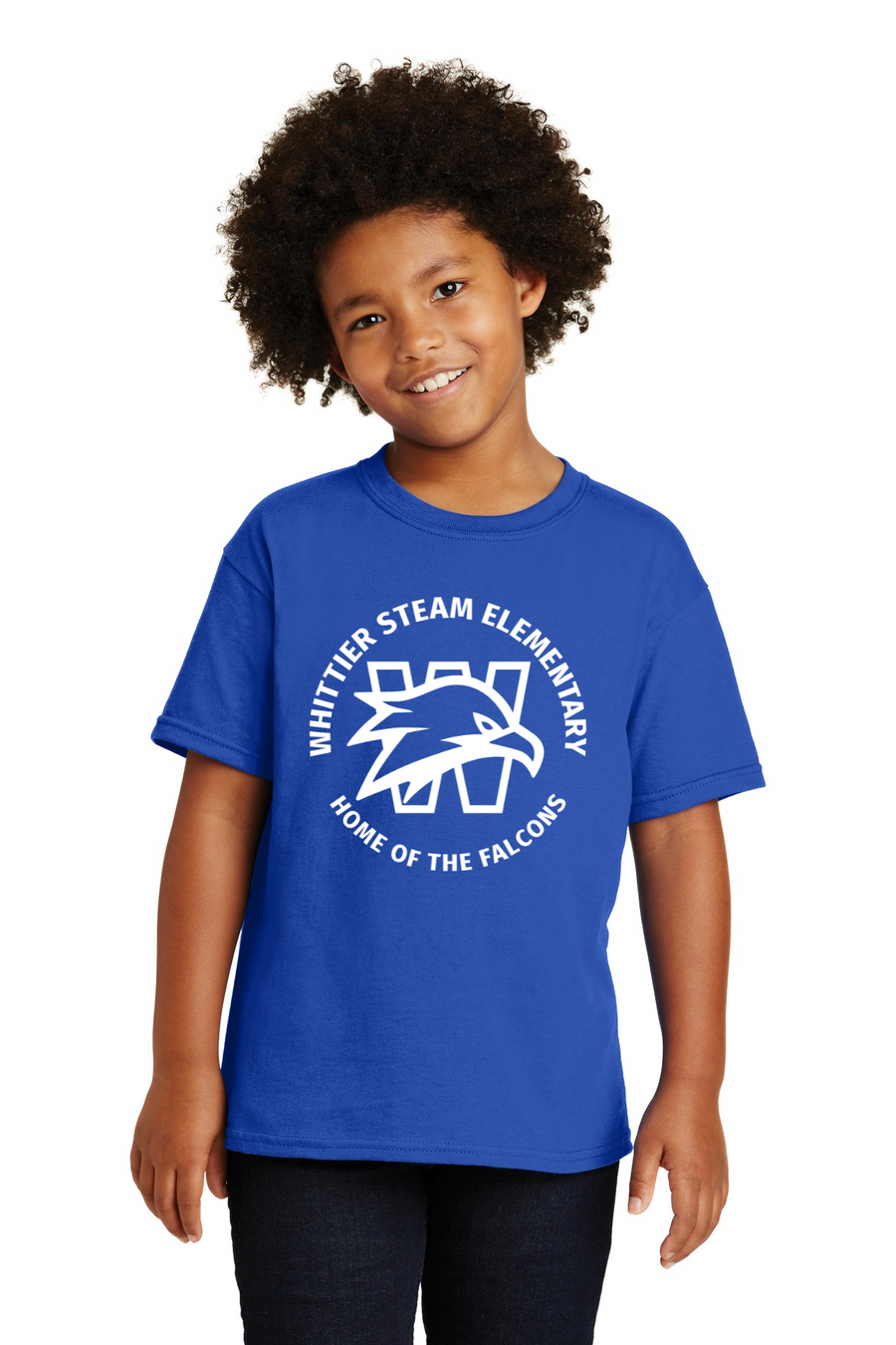 Whittier Steam Elementary Spirit Wear 2023-24-Unisex Royal T-Shirt