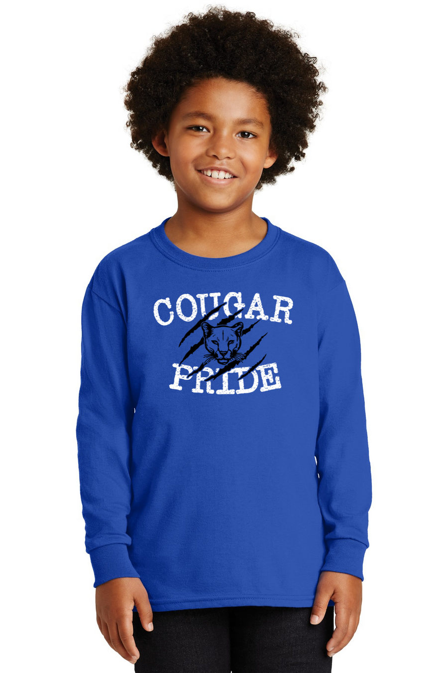 Kent Elementary Spirit Wear 2023-24 On-Demand-Unisex Long Sleeve Shirt Cougar Pride Logo