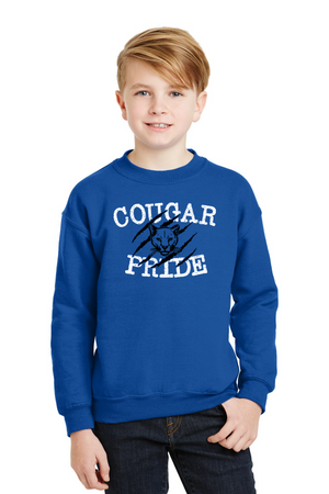 Kent Elementary Spirit Wear 2023-24 On-Demand-Unisex Crewneck Sweatshirt Cougar Pride Logo