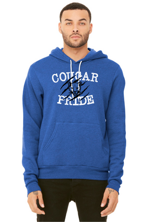 Kent Elementary Spirit Wear 2023-24 On-Demand-BELLA+CANVAS Premium Fleece Hoodie Cougar Pride Logo