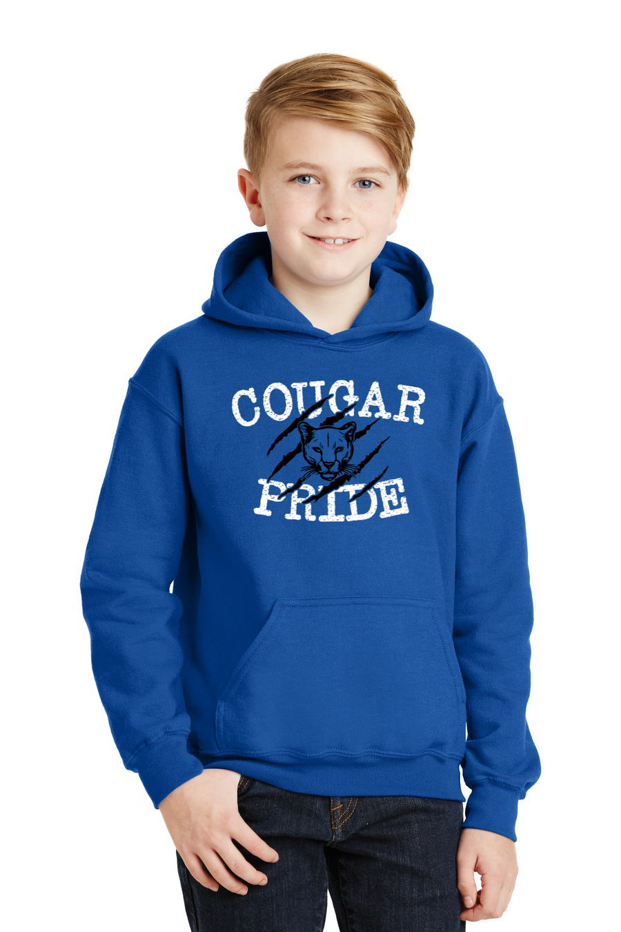 Kent Elementary Spirit Wear 2023-24 On-Demand-Unisex Hoodie Cougar Pride Logo