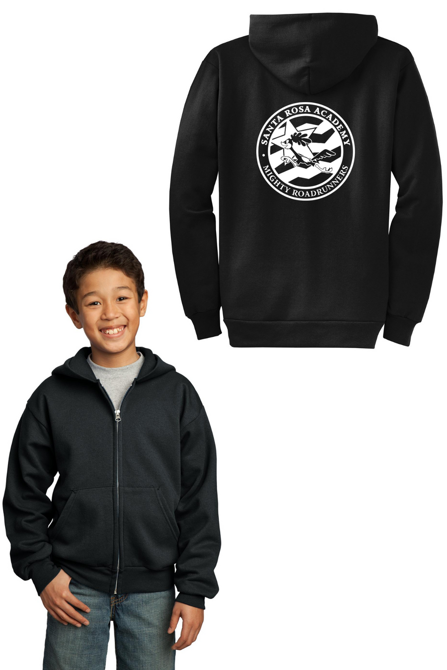 Santa Rosa Academic Academy Spirit Wear 2023-24 On-Demand-Unisex Full-Zip Hooded Sweatshirt