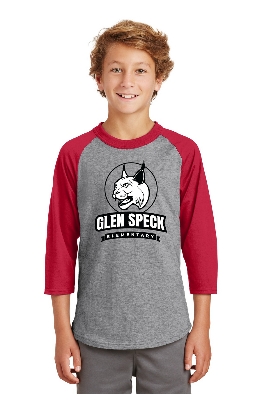 Glen Speck Elm Spirit Wear 2023-24 On-Demand-Unisex Baseball Tee