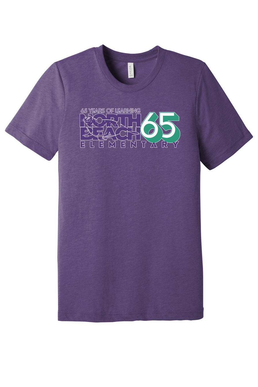 North Beach Elm Spirit Wear 2023-24-BELLA+CANVAS Triblend Short Sleeve Tee