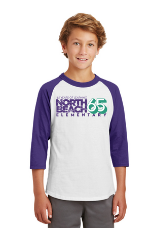 North Beach Elm Spirit Wear 2023-24 On-Demand-Unisex Baseball Tee