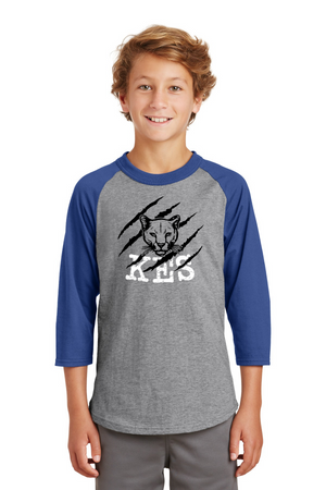 Kent Elementary Spirit Wear 2023-24 On-Demand-Unisex Baseball Tee KES Logo