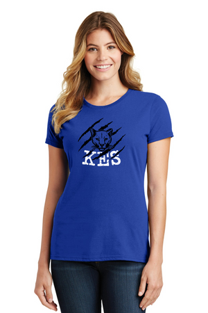 Kent Elementary Spirit Wear 2023-24 On-Demand-Port and Co Ladies Favorite Shirt KES Logo