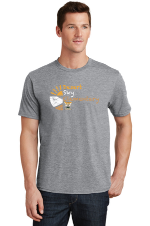 Desert Sky Teachers, Staff, and Parents On-Demand-Premium Soft Unisex T-Shirt Reading Fox Logo