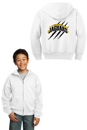 Valley View Middle School On-Demand Spirit Wear-Unisex Full-Zip Hooded Sweatshirt Claw Logo
