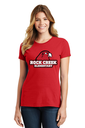 Rock Creek Elementary School Spirit Wear 2023/24 On-Demand-Port and Co Ladies Favorite Shirt_RCE