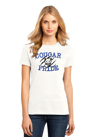 Kent Elementary Spirit Wear 2023-24 On-Demand-Premium District Womens Tee Cougar Pride Logo