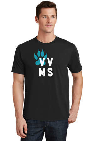 Valley View Middle School On-Demand Spirit Wear-Premium Soft Unisex T-Shirt VVMS Logo