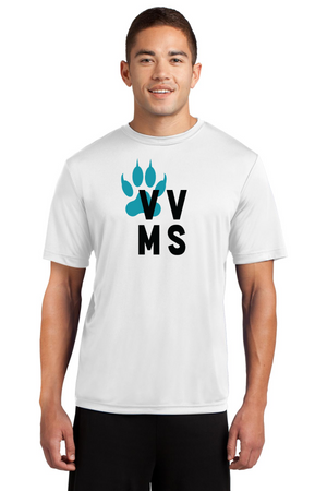 Valley View Middle School On-Demand Spirit Wear-Unisex Dry-Fit Shirt VVMS Logo