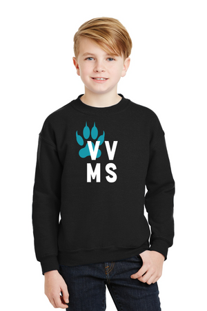 Valley View Middle School On-Demand Spirit Wear-Unisex Crewneck Sweatshirt VVMS Logo