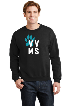 Valley View Middle School On-Demand Spirit Wear-Unisex Crewneck Sweatshirt VVMS Logo