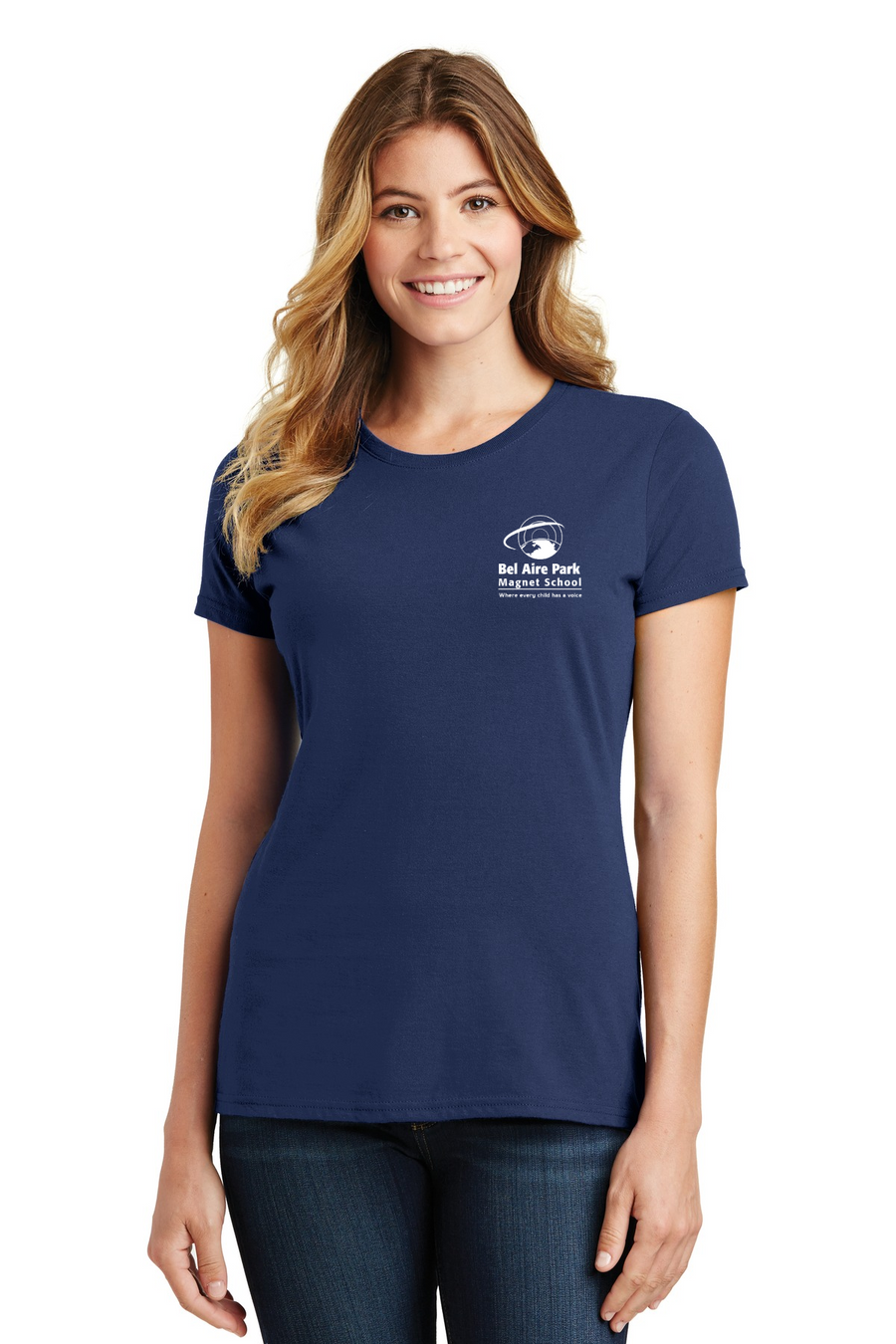 Bel Aire Park Spirit Wear 2023-24 On-Demand-Port and Co Ladies Favorite Shirt Left Chest Logo