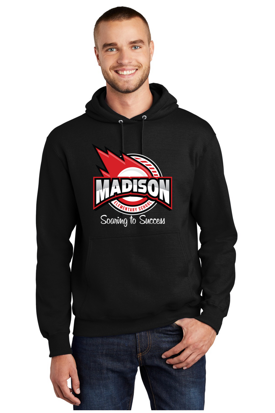 Madison Elementary (Redondo Beach, CA) 2023-24 On-Demand-Tall Unisex Fleece Pullover Hooded Sweatshirt