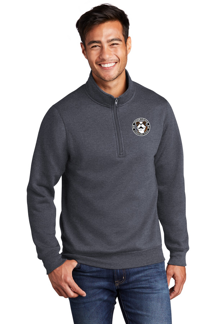 JoAnn Leleck Elementary Spirit Wear 2023-24 On-Demand-Port & Company  Core Fleece 1/4-Zip Pullover Sweatshirt
