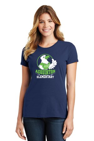 Acquinton Elementary Spirit Wear 2023-24 On-Demand-Port and Co Ladies Favorite Shirt Eagle Mascot Logo