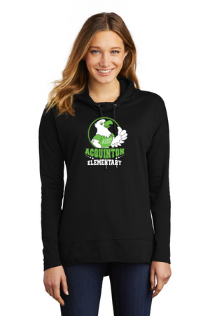 Acquinton Elementary Spirit Wear 2023-24 On-Demand-District Womens Featherweight French Terry Hoodie Eagle Mascot Logo