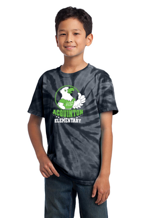 Acquinton Elementary Spirit Wear 2023-24 On-Demand-Unisex Tie-Dye Shirt Eagle Mascot Logo