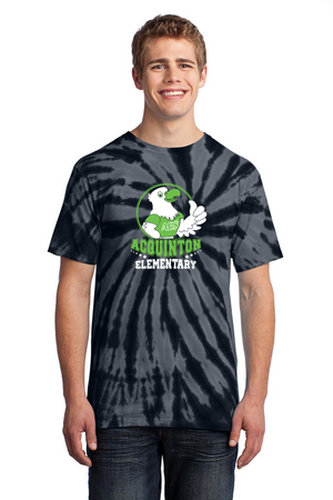 Acquinton Elementary Spirit Wear 2023-24 On-Demand-Unisex Tie-Dye Shirt Eagle Mascot Logo