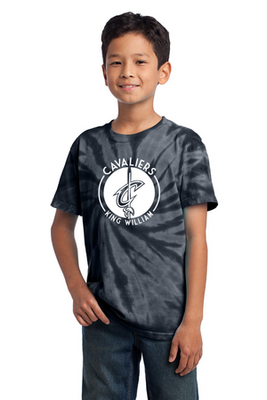 Acquinton Elementary Spirit Wear 2023-24 On-Demand-Unisex Tie-Dye Shirt Cavaliers Logo