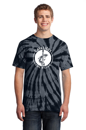 Acquinton Elementary Spirit Wear 2023-24 On-Demand-Unisex Tie-Dye Shirt Cavaliers Logo