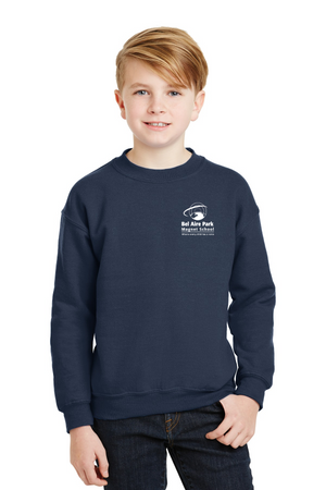 Bel Aire Park Spirit Wear 2023-24 On-Demand-Unisex Crewneck Sweatshirt Left Chest Logo
