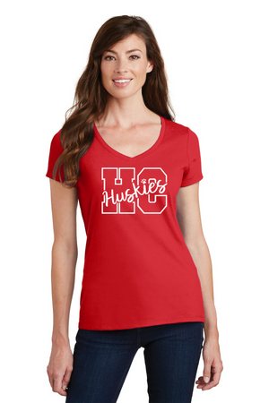 Hicks Canyon Fall Spirit Wear 2023/24 On-Demand-Port and Co Ladies V-Neck