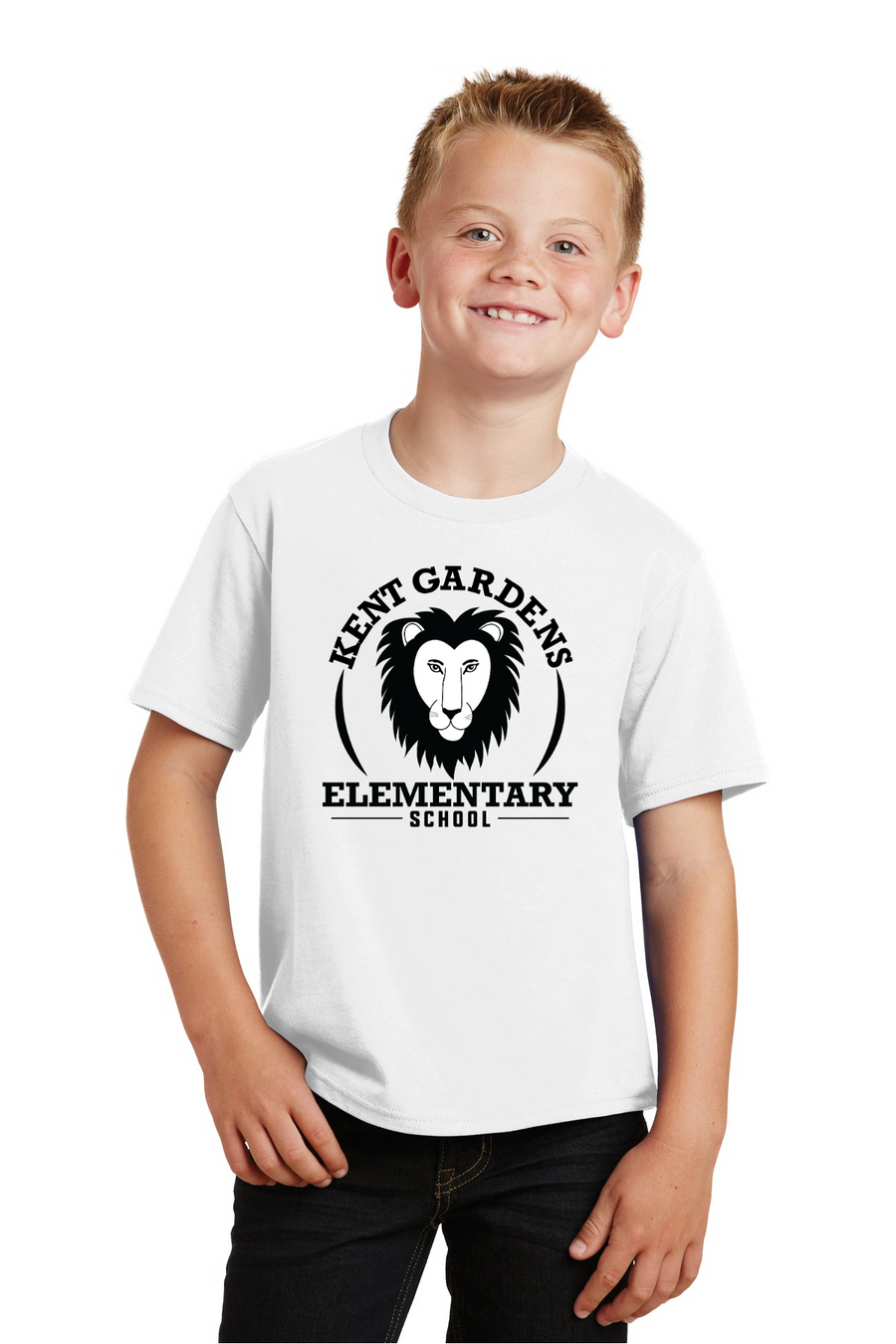 Kent Gardens Spirit Wear 2023-24 On-Demand-Premium Soft Unisex T-Shirt Lion Mascot