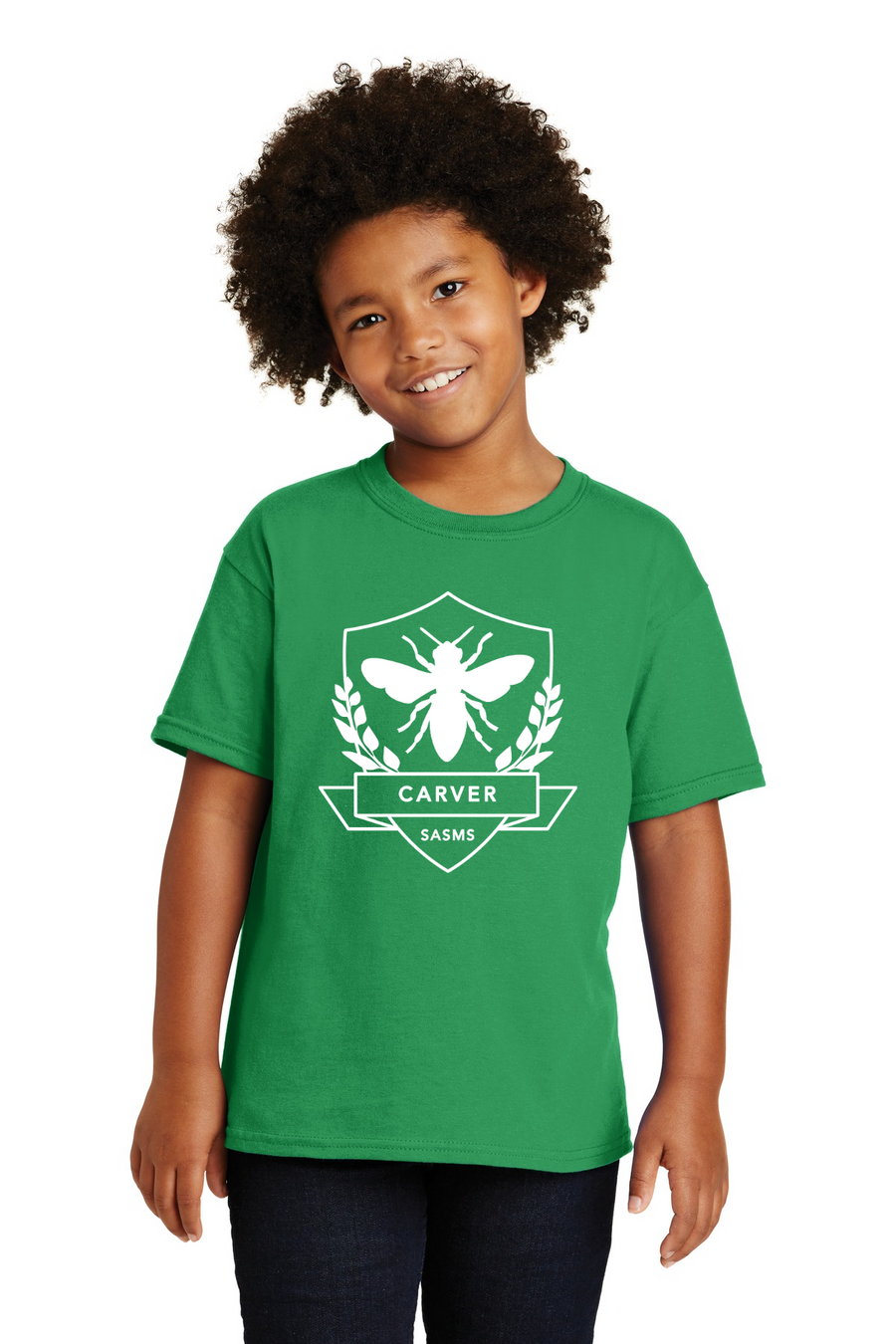 St. Andrews School of Math & Science HOUSE SHIRTS 2023-24 On-Demand-Unisex T-Shirt CARVER HOUSE WHITE LOGO