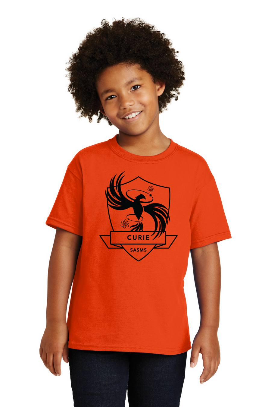 St. Andrews School of Math & Science HOUSE SHIRTS 2023-24 On-Demand-Unisex T-Shirt CURIE HOUSE BLACK LOGO