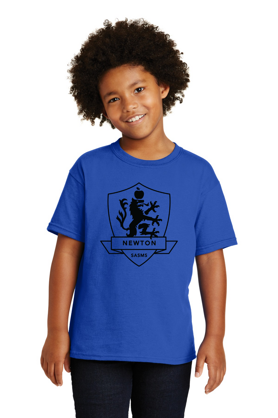 St. Andrews School of Math & Science HOUSE SHIRTS 2023-24 On-Demand-Unisex T-Shirt NEWTON HOUSE BLACK LOGO