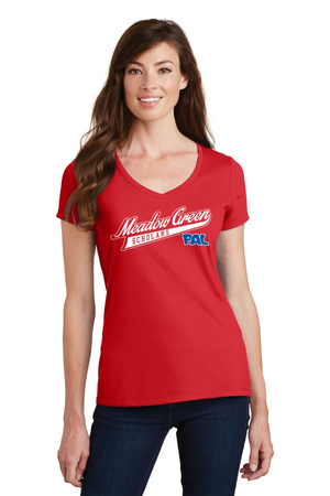 Meadow Green Leadership 2023-24 On-Demand-Port and Co Ladies V-Neck