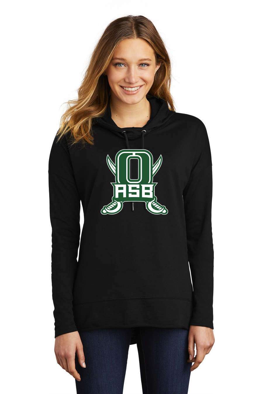 Oceanside HS ASB/PALS Spirit Wear 2023-24 On-Demand-District Womens Featherweight French Terry Hoodie ASB Logo