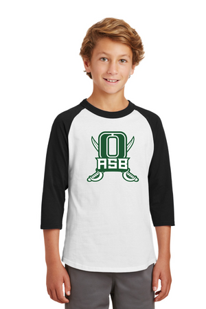 Oceanside HS ASB/PALS Spirit Wear 2023-24 On-Demand-Unisex Baseball Tee ASB Logo