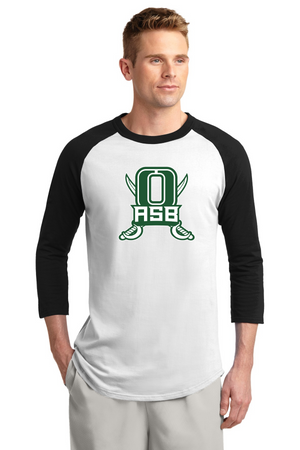 Oceanside HS ASB/PALS Spirit Wear 2023-24 On-Demand-Unisex Baseball Tee ASB Logo