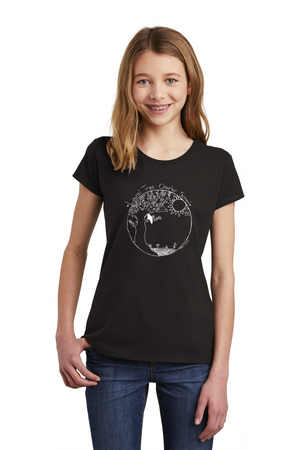 Laurel Tree Charter-Youth District Girls Tee Tree Logo