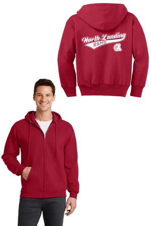 North Landing Elementary School Spirit Wear 2023-24 On-Demand-Unisex Full-Zip Hooded Sweatshirt