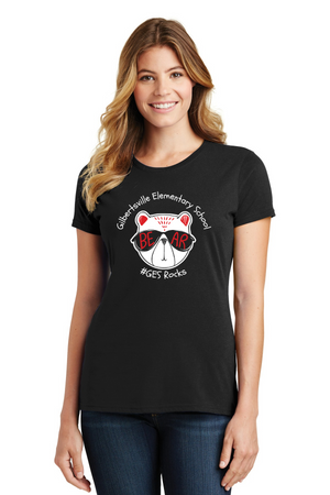 GES Bears Spirit Wear 2023-24 On-Demand-Port and Co Ladies Favorite Shirt #GES Rocks Logo