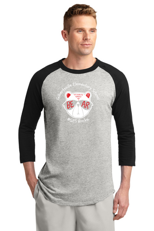 GES Bears Spirit Wear 2023-24 On-Demand-Unisex Baseball Tee #GES Rocks Logo