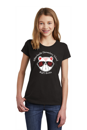 GES Bears Spirit Wear 2023-24 On-Demand-Youth District Girls Tee #GES Rocks Logo