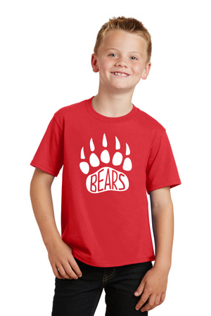 GES Bears Spirit Wear 2023-24 On-Demand-Premium Soft Unisex T-Shirt Paw Logo